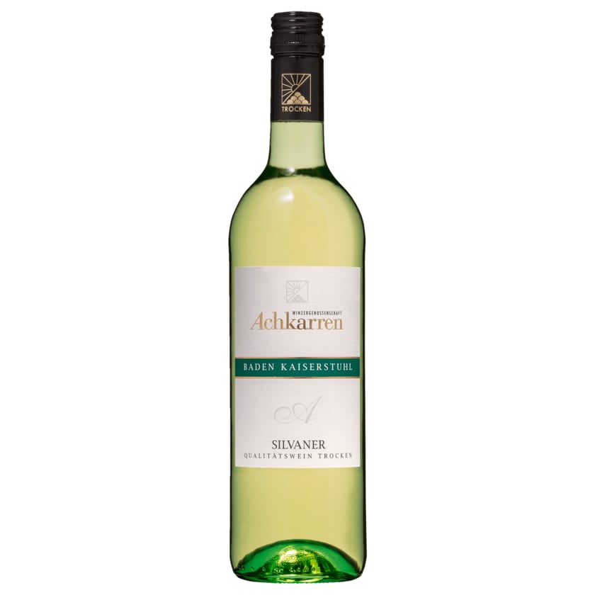 Achkarren Weißwein Silvaner QbA trocken 0,75l